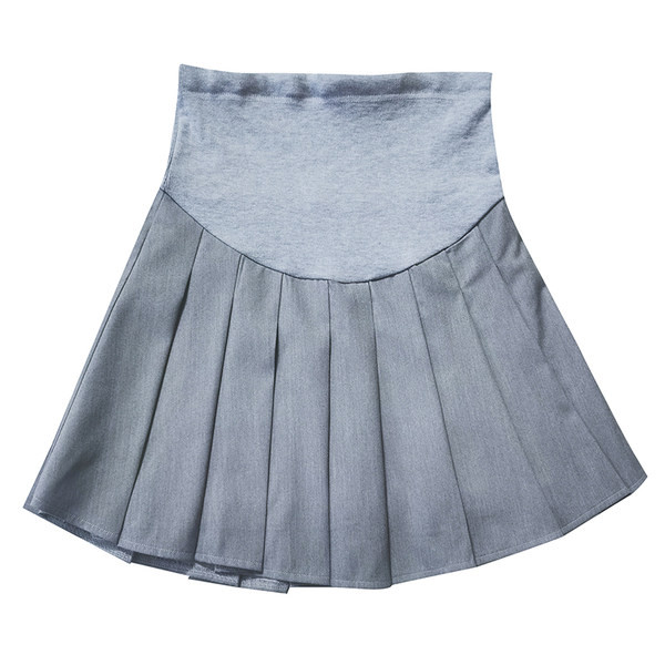 Къса плисирана пола подходяща за бременни жени