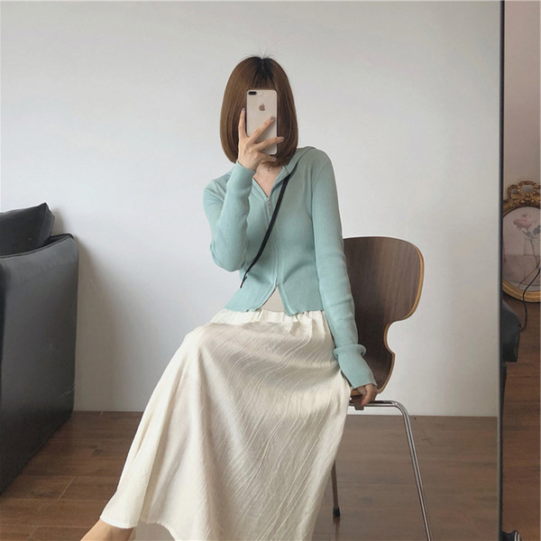 Лятна разкроена пола с подплата за бременни жени