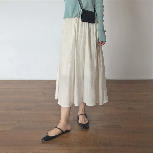 Лятна разкроена пола с подплата за бременни жени