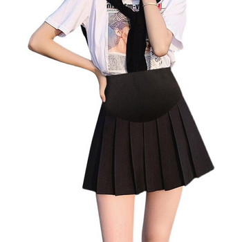 Модерна къса пола за бременни три цвята 