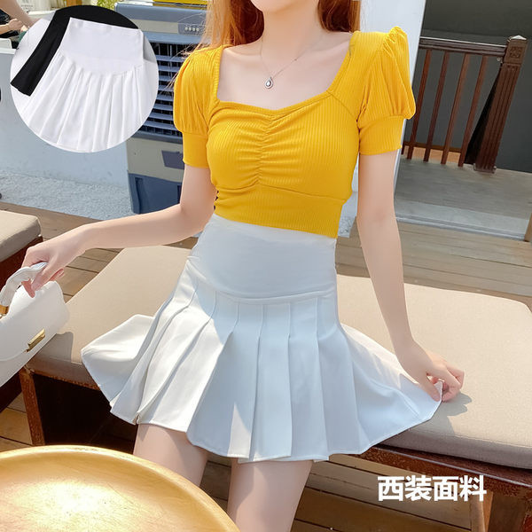 Дамска плисирана пола за бременни