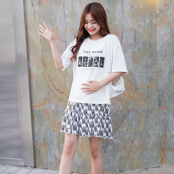 Къса лятна пола за бременни