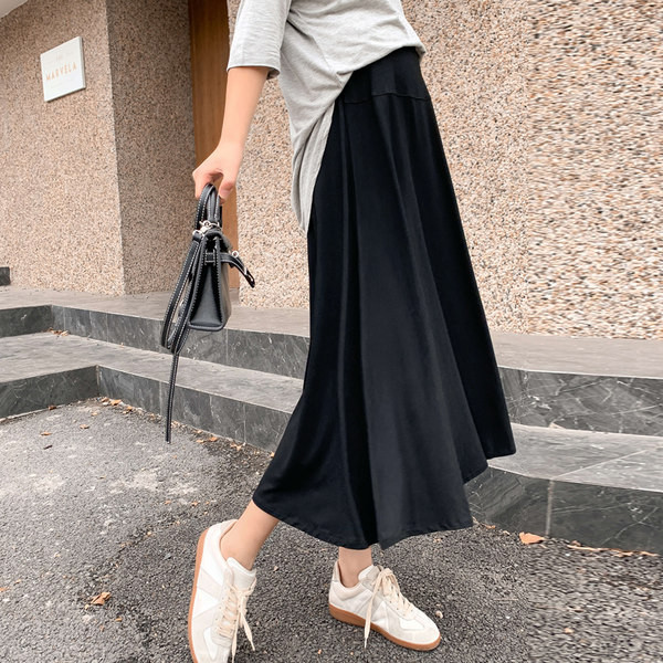 Разкроена дамска пола за бременни