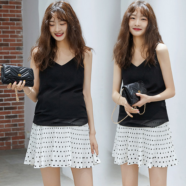 ежедневна дамска пола на точки за бременни