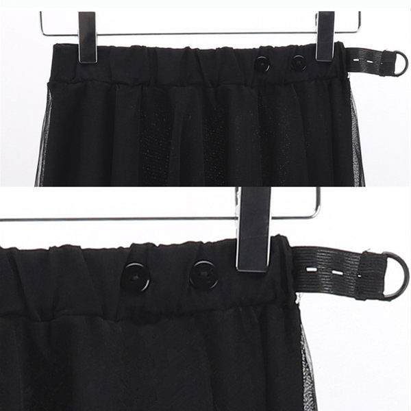 Madingas ilgas sijonas nėščioms moterims