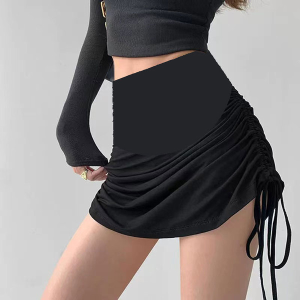 Къса пола с връзки за бременни