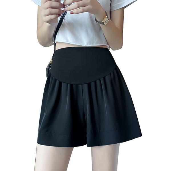 Ежедневни широки къси панталони за бременни