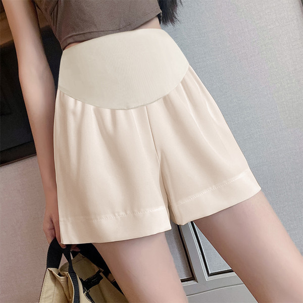 Ежедневни широки къси панталони за бременни