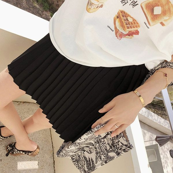 Дамска плисирана пола за бременни