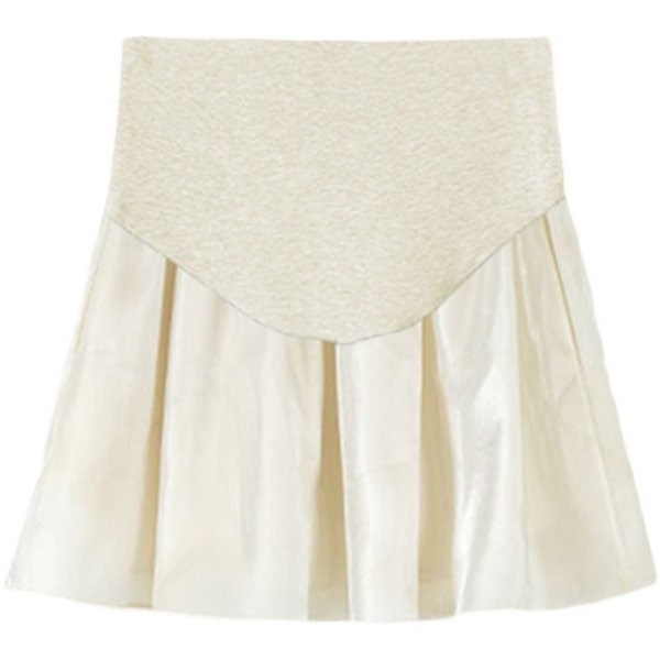 Елегантна пола с лъскав ефект подходяща за бременни