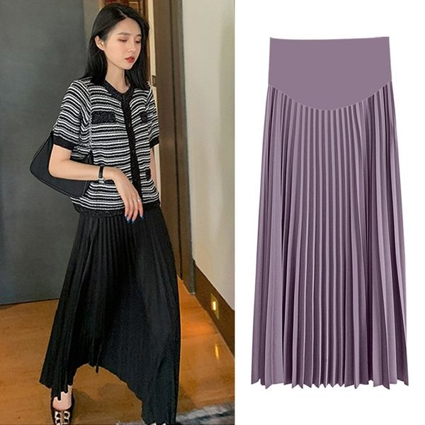 Модерна плисирана пола за  бременни