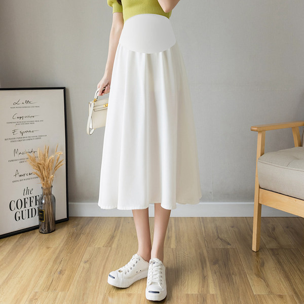 Moderna skraćena trudnička suknja visokog struka