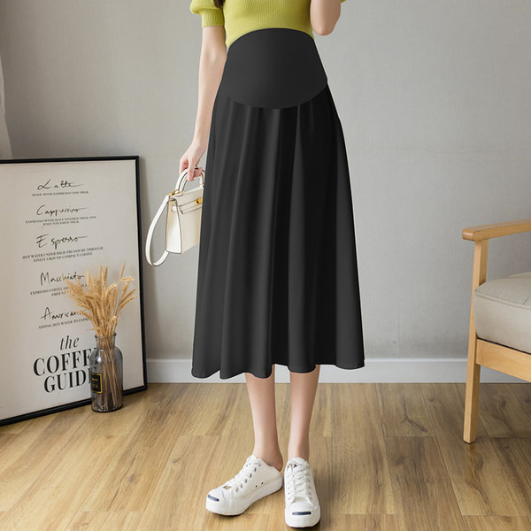 Moderna skraćena trudnička suknja visokog struka