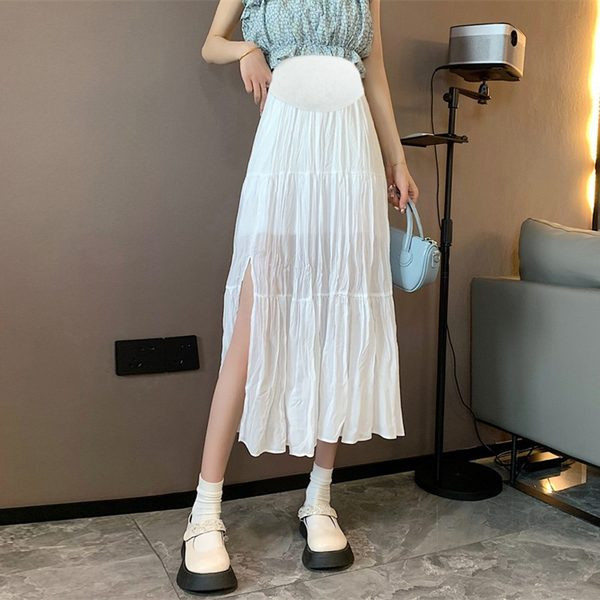 Нов модел дамска пола с цепка за бременни