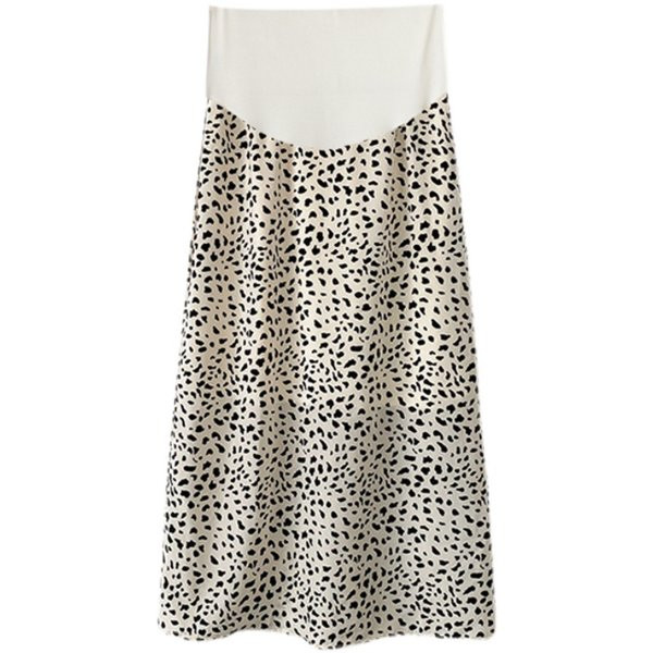 Ежедневна дамска пола с висока талия за бременни