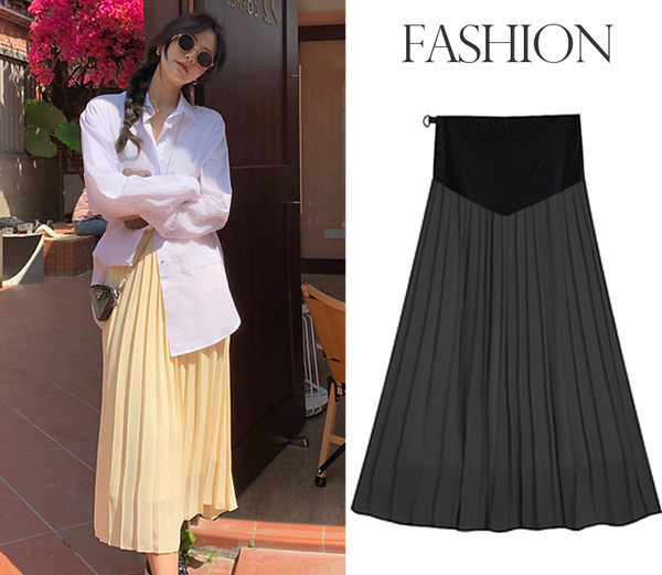 Novi model ženske plisirane suknje visokog struka