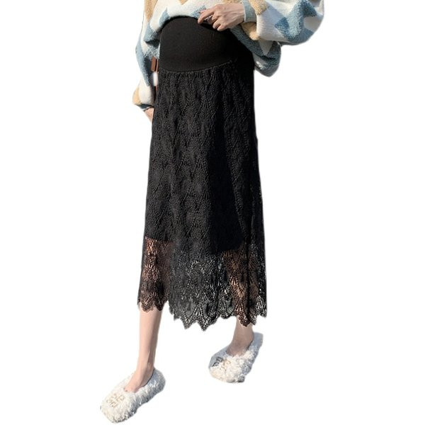 Дамска дантелена пола за бременни