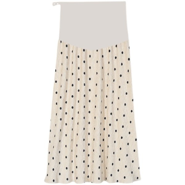 Пролетно-есенна пола с средна дължина за бременни