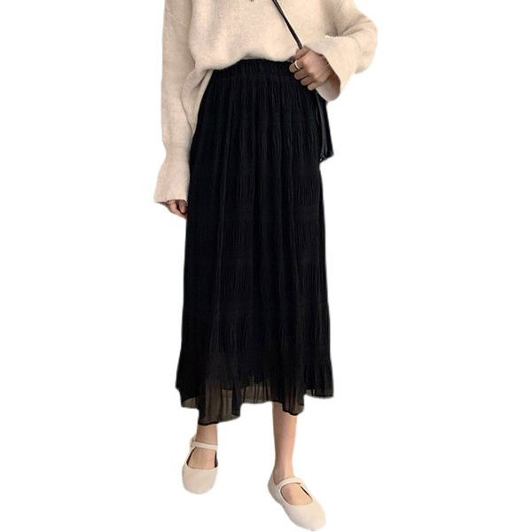 Пролетна разкроена пола подходяща за бременни жени