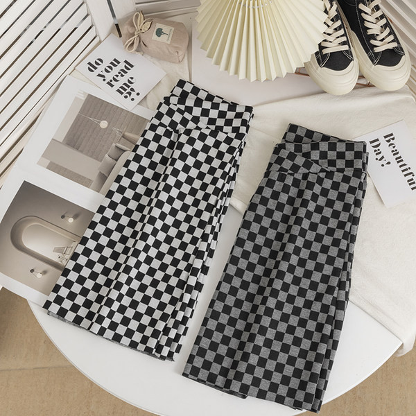 Лятна карирана пола за бременни