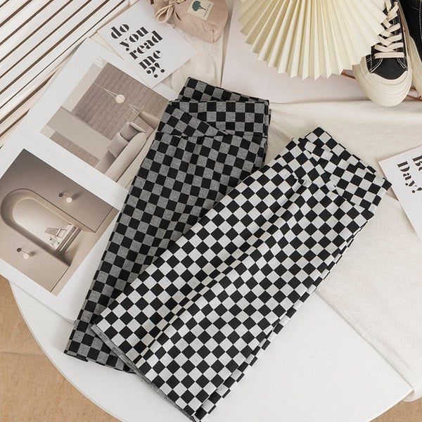 Лятна карирана пола за бременни