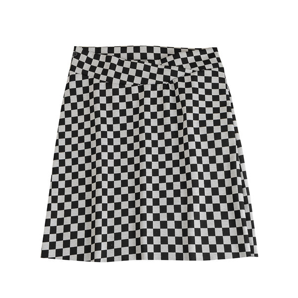 Лятна карирана пола за бременни