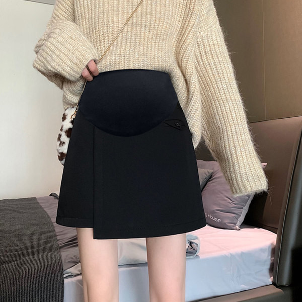 Къса плисирана пола за бременни - няколко модела