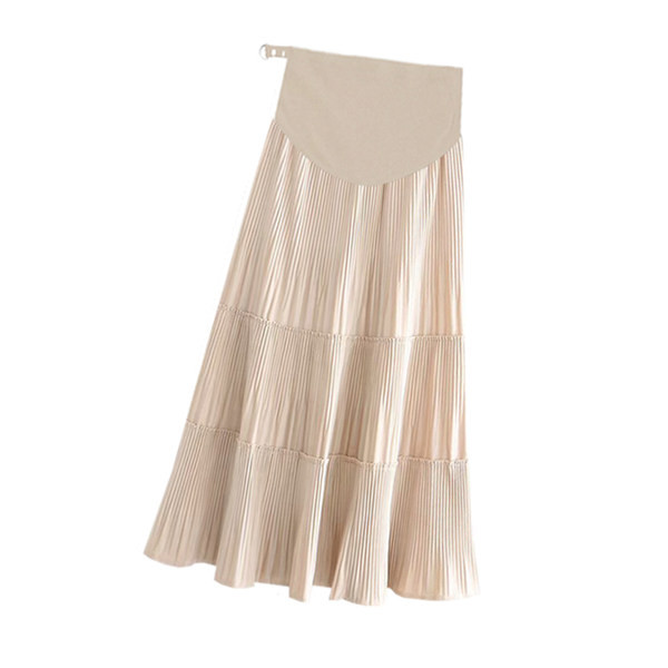 Дълга пола за бременни с еластична талия