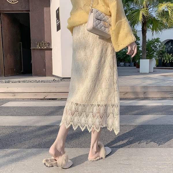 Дамска пола с висока талия за бременни