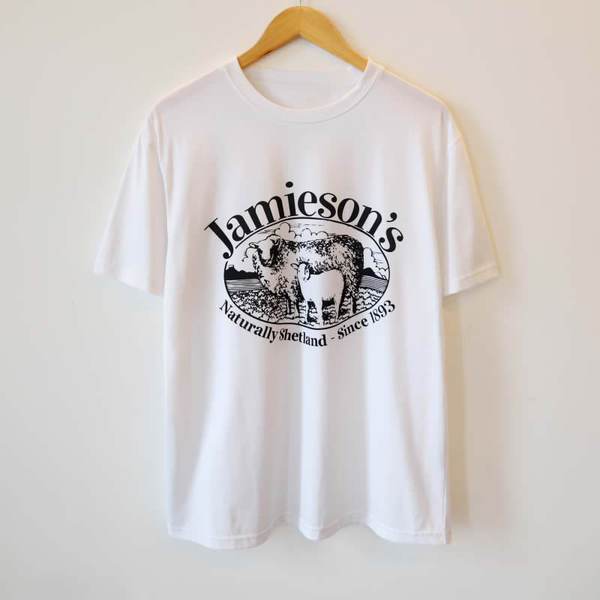 Ежедневна тениска с щампа и овално деколте за бременни