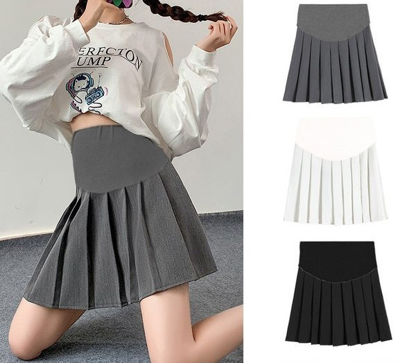 Mini suknja za trudnice visokog struka