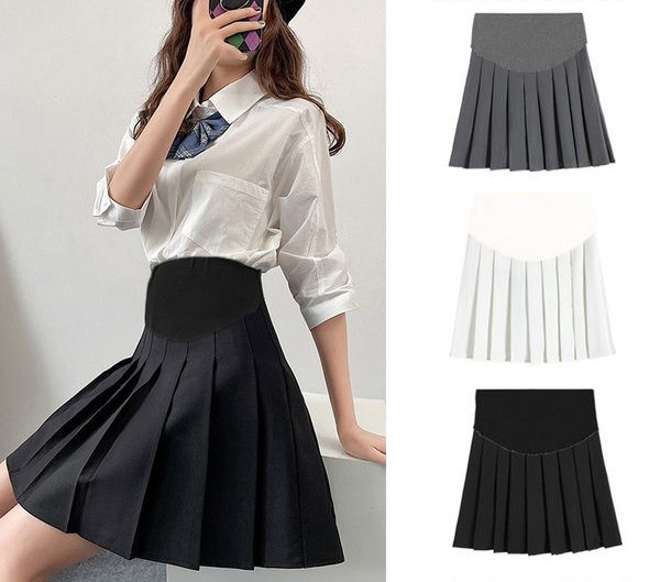 Mini suknja za trudnice visokog struka