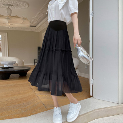 Casual midi cropped φούστα εγκυμοσύνης