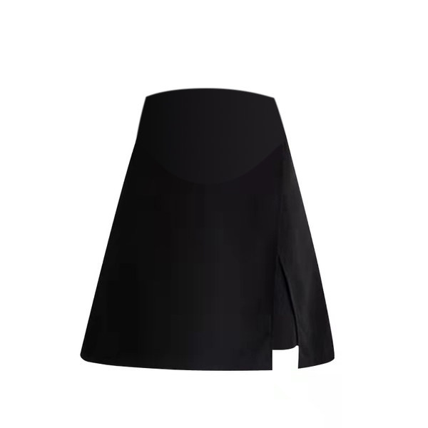 Prozirna trudnička suknja visokog struka s prorezom sa strane