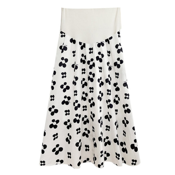 Пола с флорални мотиви за бременни