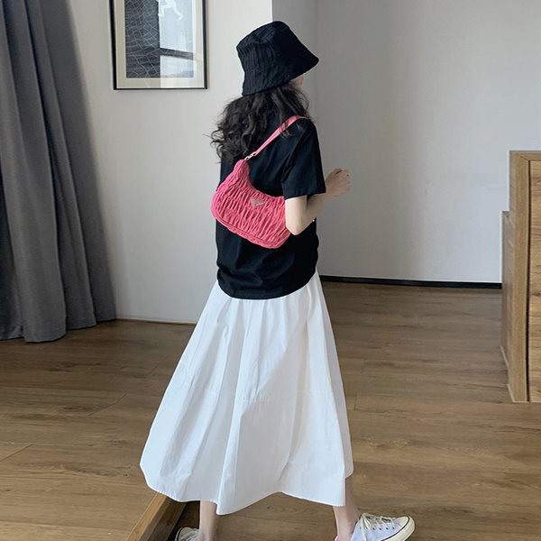 Ежедневна дамска разкроена пола за бременни