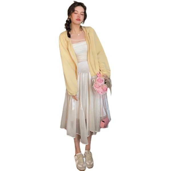 Дамска пола с висока талия за бременни