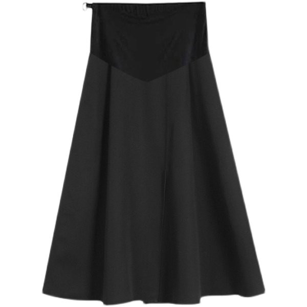 Лятна пола с висока талия за бременни