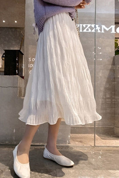 Дамска разкроена пола за бременни