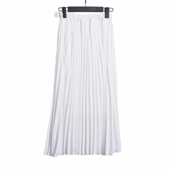 Plisirana suknja visokog struka za trudnice