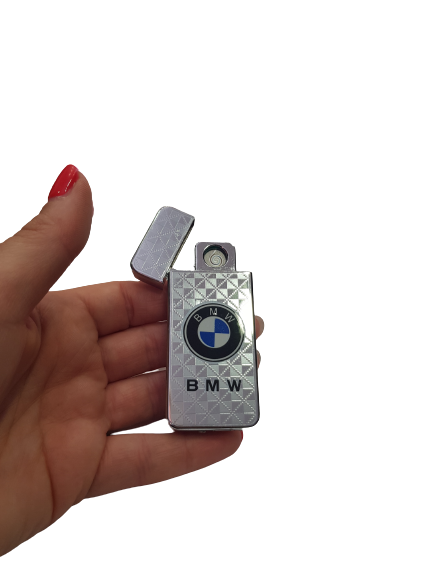 Запалка USB, BMW, Метална, Сребриста