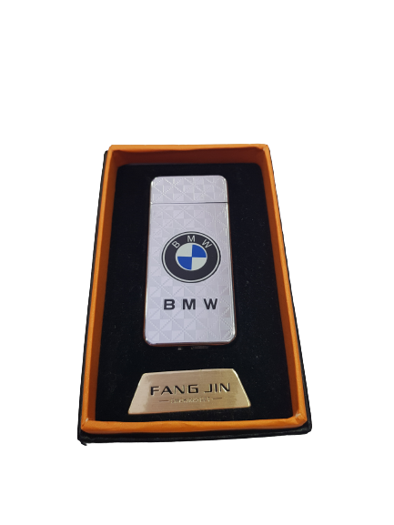 Запалка USB, BMW, Метална, Сребриста