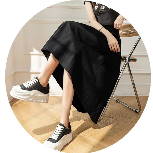 Лятна широка пола за бременни