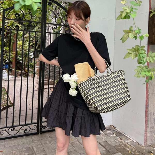 Лятна разкроена пола за бременни