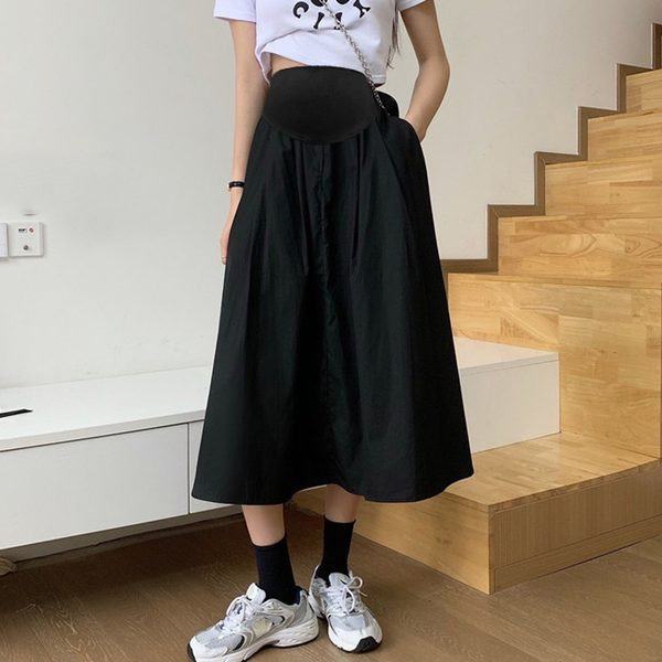 Ежедневна пола за бременни с джобове