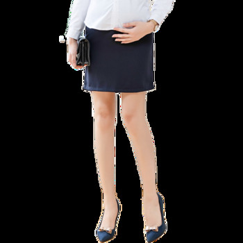 Вталена пола с висока талия за бременни