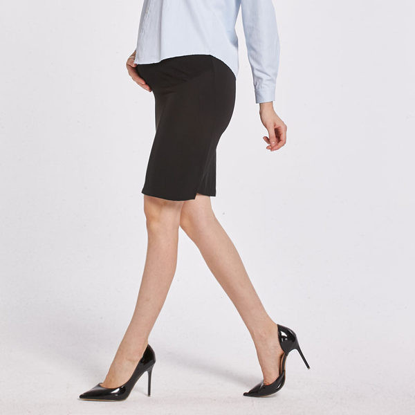 Вталена пола с висока талия за бременни