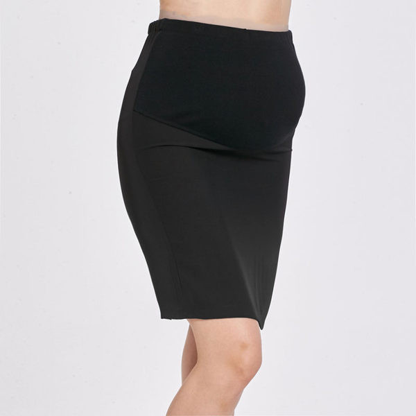 Вталена пола с висока талия за бременни