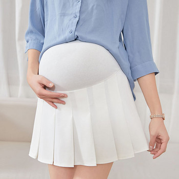 Μοντέρνα πλισέ φούστα εγκυμοσύνης