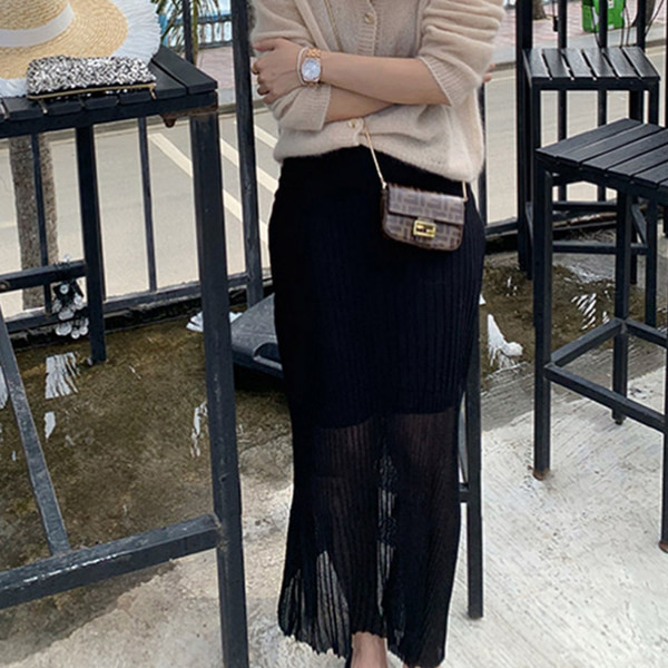 Plisēti grūtnieču svārki - trīs krāsas